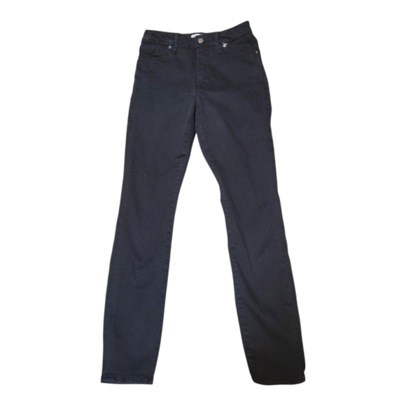 Good American Denim - Good American Black Skinny Jeans Sleek Fit - Size 4/27
